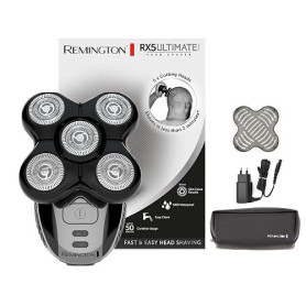 Remington Rasoir électrique [Spécial Tête rasée/chauve] RX5 Ultimate (Ultra Rapide & Facile, 5 têtes rotatives flexibles, Résult