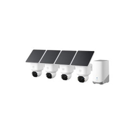eufy Security eufyCam E42 4K Caméra Surveillance WiFi extérieur sans Fil | Caméras solaire, suivi IA, 360° PTZ, stroboscope, rec