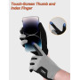 INBIKE Gants Vélo de pour Homme et Femme Gant VTT Cycliste Rembourrés Ecran Tactile et Antidérapants Sport F419