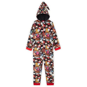 Harry Potter Combinaison Pyjama Enfant - Surpyjama Garcon ou Fille en Polaire - Onesie 7-14 Ans - Gryffondor