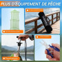 VeftBltrem Canne à Pêche Télescopique pour Enfants, Kit Complet avec 2 Tailles (1.8m & 2.1m), Moulinet et Appâts, Matériel de Dé