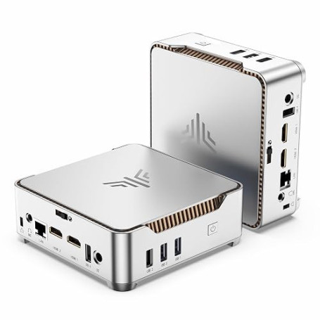 NiPoGi GK3 Plus Mini PC W-11 Pro, Ιntel N5030 (jusqu'à 3,10 GHz, 4C/ 4T) | 12 Go RAM 256 Go M.2 SSD Mini Ordinateur de Bureau po