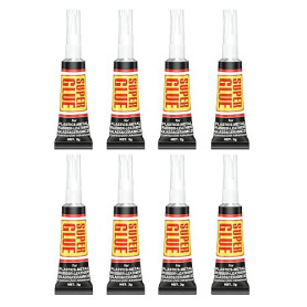 8 Tubes de 3g Colle Forte,Super Glue Extra Forte Colle Tout Support | Séchage Immédiat Super Glue Universelle Tous Supports pour
