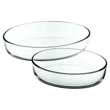 Plateau pour Four Transparent Verre Borosilicaté (2 pcs) 35,99 €
