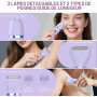 Rasoir Electrique Feminin Tondeuse précise pour visage et zones sensibles, Tondeuse à poils corporels pour visage, jambes, aisse