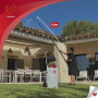 Phoenix - Perche télescopique pour pulvérisation en Hauteur - Compatible avec pulvérisateurs Pro Sprayer, Dorsal, Gladiator - Lo