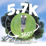 AKASO 360 Camera Sport à 360° avec 5.7K 360 Vidéo, 72MP Photo Action Camera | Capteur 48MP 1/2", SuperSmooth, 2.29" Écran Tactil