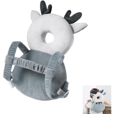 Sac à dos de protection de la tête pour bébé et tout-petit, coussinets de sécurité réglables pour nourrissons, cadeau pour appui