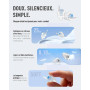 Naiicute Bouchon Oreille Avion Anti Pression 2 Paires - Préviter douleurs auditives et filtre les Bruit Génants, 25dB, Réutilisa
