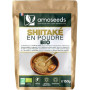 Shiitaké en poudre BIO 150g | Champignons séchés moulu | 100% Pur et Cru | Idéal en cuisine, goût Umami | Poudre fine | Qualité