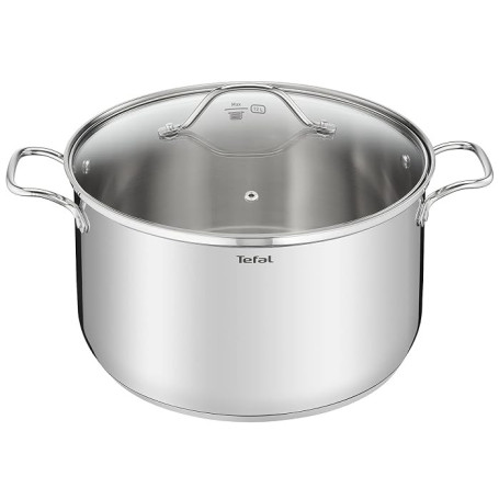 Tefal Intuition XL Grande marmite inox 30 cm / 10 L, Induction, Garantie 5 ans, Acier inoxydable 18/10 première qualité, Taille