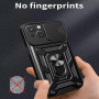 ILING Coque pour Realme GT 8 Pro 5G, Texture Métal Mate Antichoc Dos Rigide PC Housse, Doux Silicone TPU Bumper Étui avec Suppor