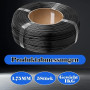 Ghligna Lot de 5 Filament PETG, Forte Ténacité PETG Filament 1.75, Précision Dimensionnelle ± 0,02 mm, PETG Noir Mat, Filament I