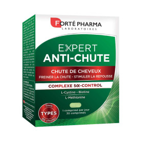 Forté Pharma Complément alimentaire cheveux Expert Anti-Chute 30 comprimés | Double action anti chute & repousse, Tous types de 