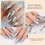 LOPHE 2PCS Poudre Chrome Ongle, Effet Miroir Métallique, Or Argent | Poudre Pigmentée avec Paillettes, Brillant Miroir, pour Déc