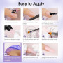 ROSALIND Gel pour Extension d'Ongle 6 Couleurs 10 ml UV Nail Réparation | UV LED Mini Quick Construction Poly Ongle, DIY Nail Ar