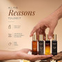 Coffret cadeau de parfum Bella Vita Luxury pour homme 4x20 ML avec Dominus, Oud, CEO, Impact Parfum | Parfum EDP & EDC à long du
