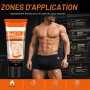 120ML Soin minceur corps pour ventre, taille, cuisses et bras. Texture fondante pour hommes et femmes. Appliquer matin et soir s