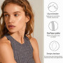 grandes boucles d'oreilles créoles en acier inoxydable, 5 Pairs Boucles d'Oreilles Femme Acier Inoxydable Creoles Argent Boucles