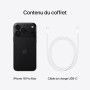 Apple iPhone 18 Pro Max 256 Go - Noir | Écran Super Retina XDR 6,9 pouces ProMotion, Autonomie d’une journée, Caméra principale