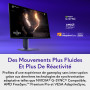Alienware 27 Écran PC Gaming - AW2725D, QHD (2560x1440), 280Hz, QD OLED | 0.03ms, NVIDIA G-SYNC Compatible, AMD FreeSync Premium