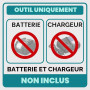 Ecarke Outil Multifonction Sans Fil Compatible avec Batterie Ma-kita 18V Li-Ion, 6 Vitesses Réglables, Moteur Sans Balais pour E
