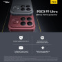 POCO F9 Ultra, Smartphone 12+256 Go, Rouge, Batterie 8050 mAh, Charge 100 W | Snapdragon® 8 Elite Gen 5, VisionBoost D8, écran A
