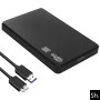SH. Boîtier Disque Dur Externe 2,5" SATA USB 3.0, boitier Externe HDD SSD | Compatible Disque Dur 2.5 Pouces SATA SSD/HDD, Vites