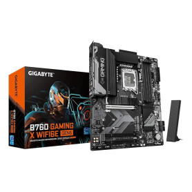 GIGABYTE B760 Gaming X WIFI6E GEN5 Carte Mère – Compatible avec Les processeurs Intel Core 14e génération, VRM 8+1+1 Phases, Jus