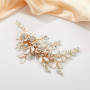 Épingle à Cheveux de Mariée, Rose Or Cristal Accessoires de Cheveux, Mariage Peigne de Cheveux de Bijoux Cheveux Perles Épingle 