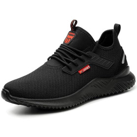 Calish Chaussure de Securité Homme Femme Legere Baskets de Securite Chaussure de Travail Chaussure de Chantier Embout de Protect