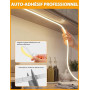 Lamomo Ruban LED COB, Blanc Naturel Dimmable Bandeau avec télécommande,3m | Silicone, Découpable, étanche, Flexible, Auto-adhési