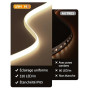 Lamomo Ruban LED COB, Blanc Naturel Dimmable Bandeau avec télécommande,3m | Silicone, Découpable, étanche, Flexible, Auto-adhési