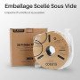 ELEGOO Filament PLA Rempli de Pierre 1,75mm Gris Ciment Marbré 1KG | Effet Pierre pour Imprimante 3D FDM, Précision Dimensionnel