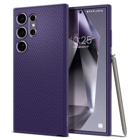 Spigen Liquid Air Coque Compatible avec Samsung Galaxy S24 Ultra 5G - Violet Foncé