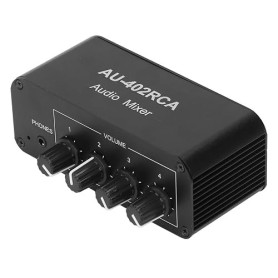 Keenso Bidirectional Audio -Switcher No Rausch -Bereo Sélecteur Sélecteur pour une Meilleure qualité Sonore dans le Système Audi