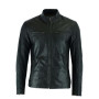 Leatherick Chaquetas de motociclista de piel de cordero premium para hombre - chaquetas de motociclista de cuero estilo café rac