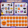 Conalaa Cadeaux Halloween Enfants, 24 Boîtes, 12 Citrouille & 12 Squishies | Mini Blocs Construction avec Fantômes, Décoration C