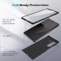 Doeshine Coque Z Fold 7 Ultra Mince, Verre Trempé Protection Écran, Noir | Charge Sans Fil, [Militaire Antichoc Protection] Hard