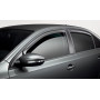 Lot de 4 déflecteurs d'air compatibles avec PEUGEOT 5008 MK2 modèles 2017 2018 2019 2020 2021 2022 2023 2024.