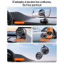Miracase Support Telephone Voiture pour MagSafe Dernière Version Améliorée | 3600gf Aimant Puissant, 89LBS Base à Ventouse, Rota