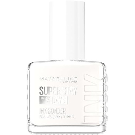 Maybelline New York Vernis Ongles Superstay Ink Bonder Blanc Pur 71 12ml | Technologie Nail Bonding, Renforce ongles abîmés 14 j