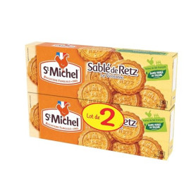 ST MICHEL Sablé de Retz 2x120g LOTx2