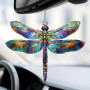 JOOTUEPO Attrape Soleil Acrylique, Décoration Libellules Effet Suncatcher, Suncatcher Decoration avec Chaîne, pour Fenêtre, Déco