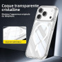 NEW'C Coque pour iPhone 17 Pro Magnétique Compatible MagSafe - Transparent | Coque + Cordon détachable, 6,3 pouces, Magnétique,