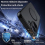 QUSRTMUE Coque Magnétique pour Poco X8 Pro,Dur arrière+Cadre en TPU | avec 1 Verre Trempé,Résistant aux chocs et aux chutes