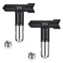 DIPZO Lot de 2 Buses de Pulvérisation Réversibles 515 pour Pulvérisateur de Peinture Airless, Embouts en Acier Inoxydable pour M