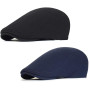2 Pièces Casquette Béret Plate Homme Casquette Souples Chapeau Irlandais Gatsby Ivy Newsboy Cabbie Cap Visière