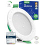 HOMEOW Lot de 20 Spot LED Encastrable Dimmable Trou 68mm - 80mm 5W 400LM | Spot de Plafond Blanc Chaud 2700K Blanc Neutre 4000K