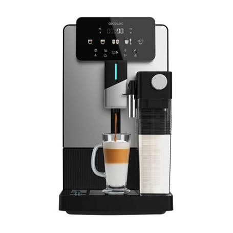 Cecotec Machine à Café Expresso Superautomatique Cremmaet Latte Art. 1500W, 19 Bars, Thermoblock, 6 Boissons, Réservoir de Café